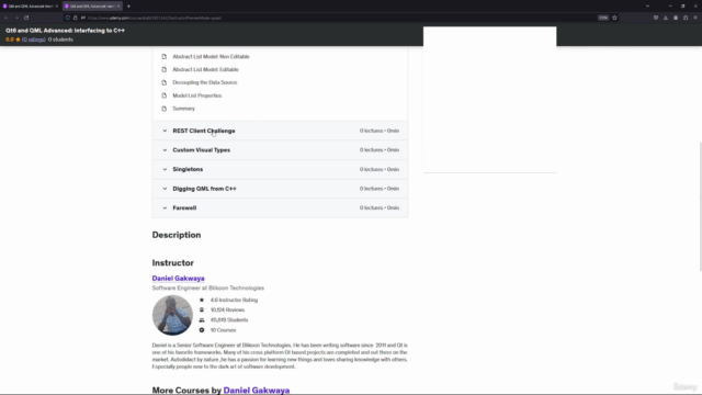 Qt6 and QML Advanced: Interfacing to C++ – Screenshot 3