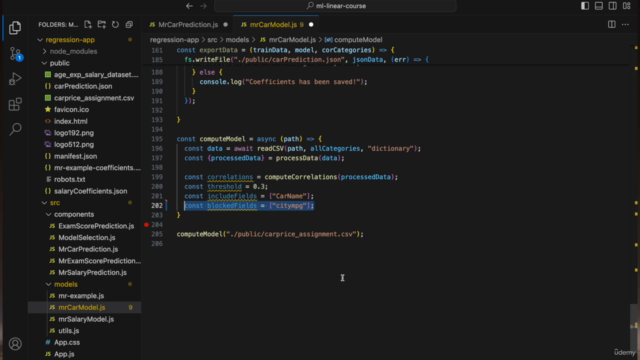 Machine Learning Primer with JS: Regression (Math + Code) – Screenshot 1