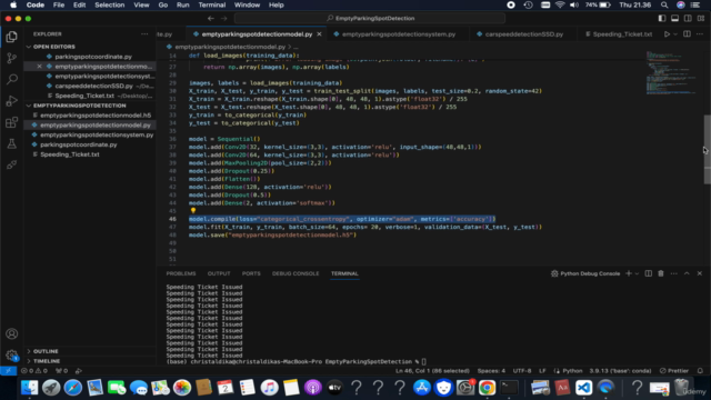 Detecting Car Speed & Empty Parking Spot with Pytorch & CNN – Screenshot 3