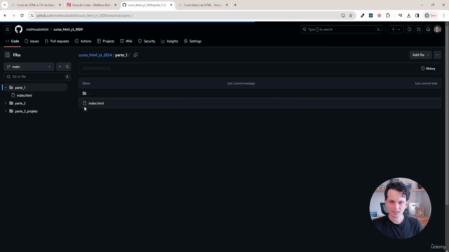 Curso de HTML 5 básico com exercícios e projeto – Screenshot 4