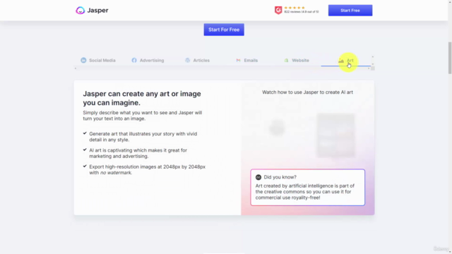 AI Marketing: Generating Irresistible content using JasperAI – Screenshot 1