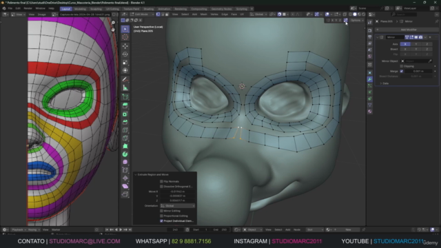 Mascote 3D com blender para Iniciantes – Screenshot 3