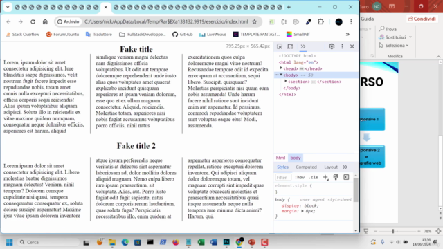 Responsive Web Design + CSS avanzato - tecniche Front End – Screenshot 3