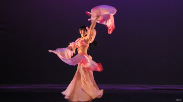 "Silk Flame - Bellydance with Fan Veils" - Tanna Valentine – Screenshot 1