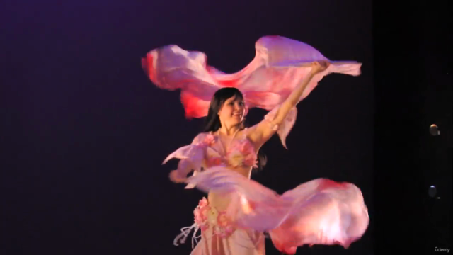 "Silk Flame - Bellydance with Fan Veils" - Tanna Valentine – Screenshot 2