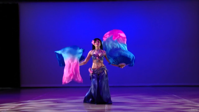 "Silk Flame - Bellydance with Fan Veils" - Tanna Valentine – Screenshot 3