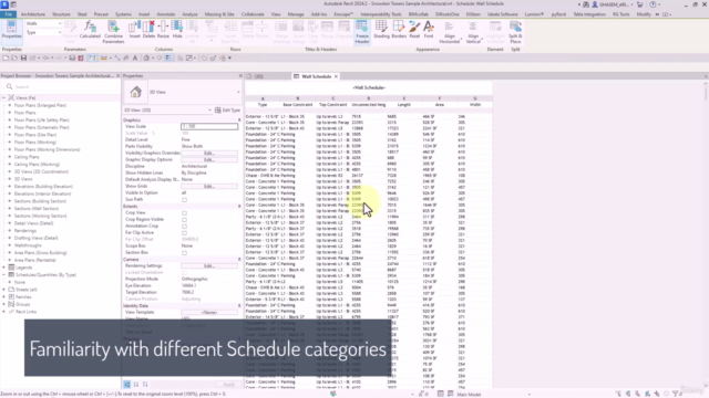 Mastering BIM Scheduling with Revit – Screenshot 1