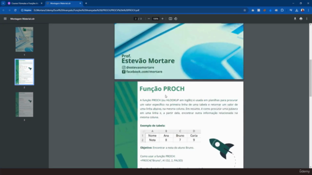 Fórmulas e Funções Avançadas no Excel - Curso Completo – Screenshot 1
