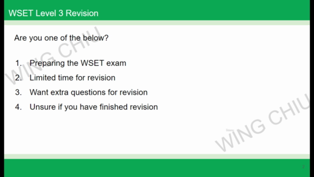Wine tasting Exam WSET Level 3 品酒試 精讀備考課程 [廣東話 / 中文] – Screenshot 1
