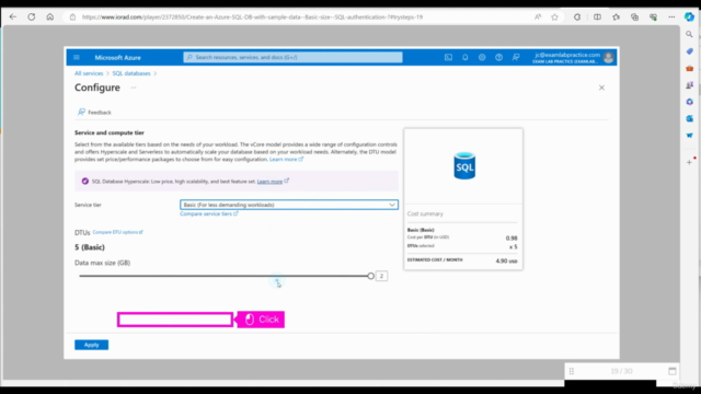 DP-900 Azure Data Fundamentals hands on course with sims – Screenshot 3