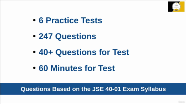 JSE-40-01 - JavaScript Certification Practice Tests - 2025 – Screenshot 1