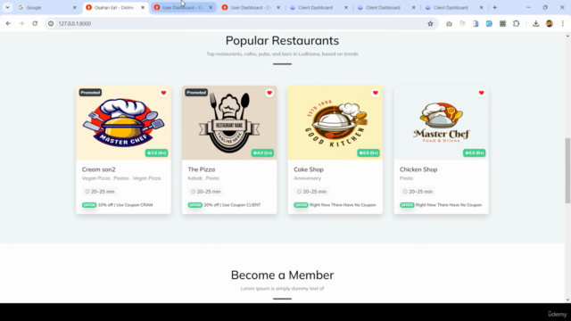 Laravel 11 Build Multi Restaurant Food Order Application A-Z – Screenshot 1