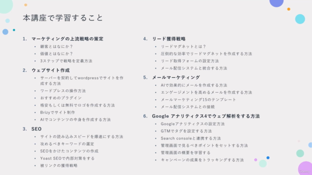 【デジタルマーケティング完全ガイド】10コースin1/ゼロから集客戦略のすべてを学習するコース – Screenshot 2