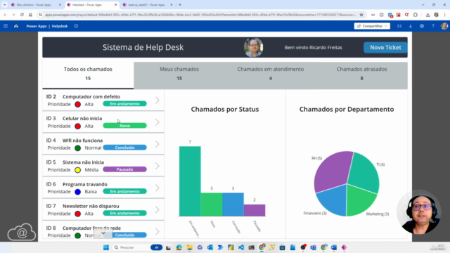 Iniciando no Power Apps com Projetos Reais – Screenshot 2