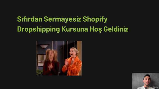 Sıfırdan Organik Shopify Dropshipping E-ticaret Eğitimi 2024 – Screenshot 3