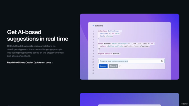 GitHub Copilot Masterclass: The best AI Pair Programmer – Screenshot 1