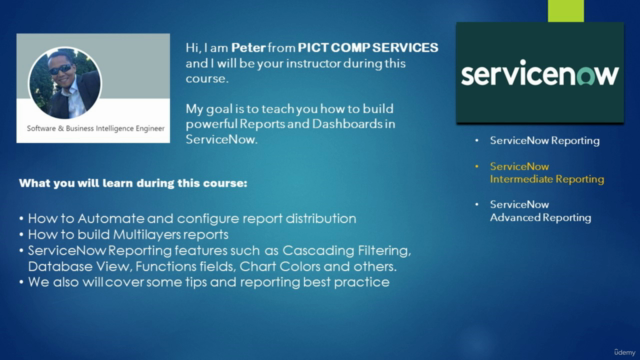 ServiceNow Intermediate Reporting – Screenshot 2