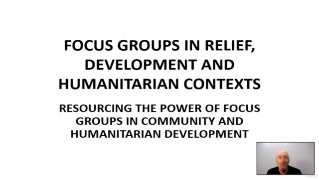 FOCUS GROUPS IN RELIEF, HUMANITARIAN & DEVELOPMENT CONTEXTS – Screenshot 2
