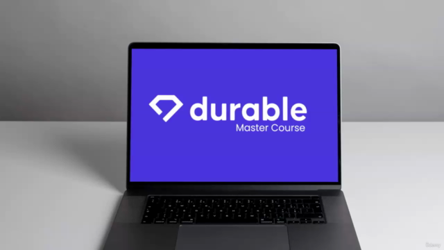 Durable Master Course: Make an AI Website in 2 Hours – Screenshot 1