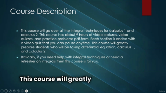 Integrals For Calculus 1 and 2 – Screenshot 1