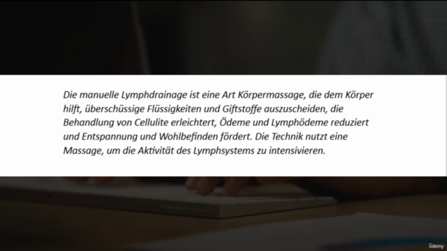 Manueller Lymphdrainage-Kurs – Screenshot 1