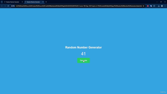 JavaScript 10 Projects in 10 Days Course for Beginners – Screenshot 1