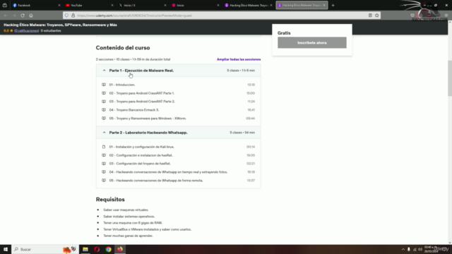 Hacking Ético Malware: Troyanos, SPYware, Ransomware y Más – Screenshot 2
