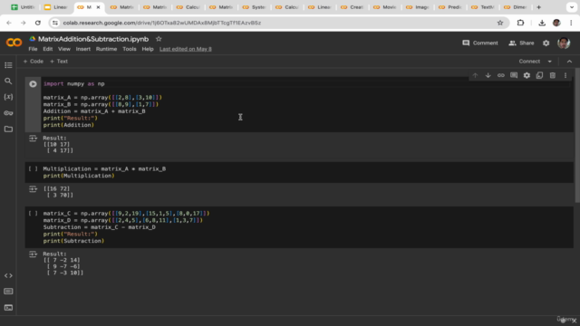 Computational Linear Algebra with Python & NumPy – Screenshot 1