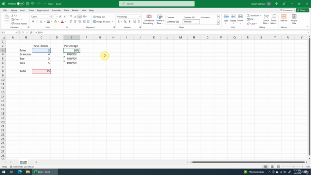 Microsoft Excel: Excel Beginner Basics, Formulas & Functions – Screenshot 3