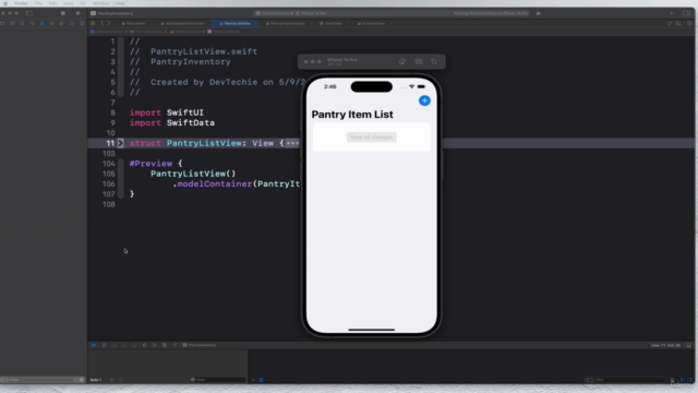 Advanced Data Management in SwiftData & SwiftUI – Screenshot 1