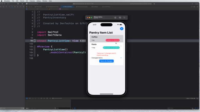 Advanced Data Management in SwiftData & SwiftUI – Screenshot 4
