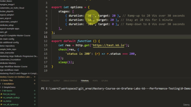 Mastering k6: Performance Testing with K6 Grafana Labs – Screenshot 4