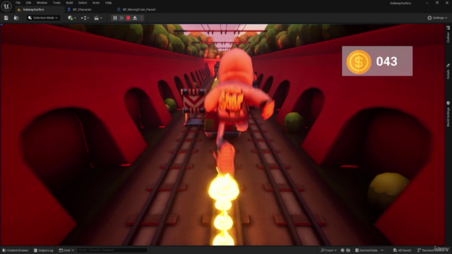 Unreal Engine 5 for Absolute Beginners: Build Subway Surfers – Screenshot 3