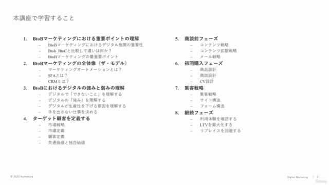 【BtoBデジタルマーケティング基礎講座】組織の壁を越え成長戦略を描きませんか。 – Screenshot 2