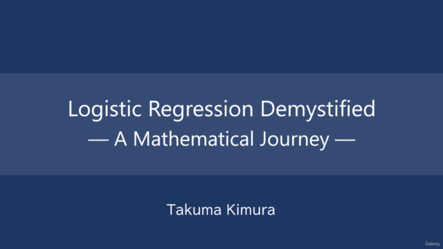 Anatomy of Logistic Regression – Screenshot 1