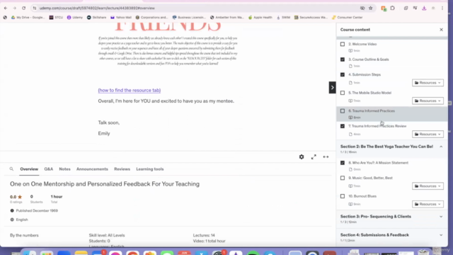 Yoga Teacher Mini Course – Screenshot 2