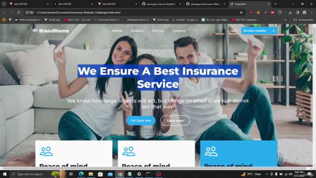 Master HTML & CSS with only one project – Screenshot 1