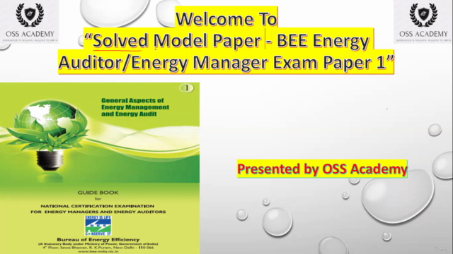 Solved Paper: BEE Energy Auditor/Energy Manager Exam Paper 1 – Screenshot 1
