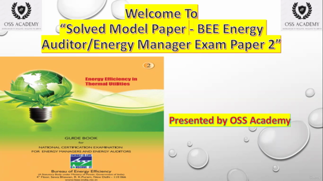 Solved Paper: BEE Energy Auditor/Energy Manager Exam Paper 2 – Screenshot 1