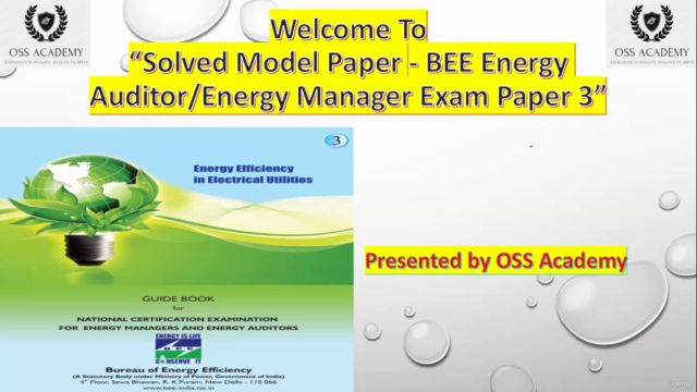 Solved Paper: BEE Energy Auditor/Energy Manager Exam Paper 3 – Screenshot 1