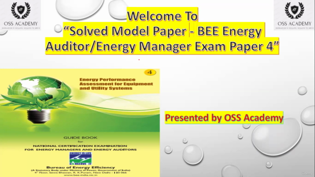 Solved Paper: BEE Energy Auditor/Energy Manager Exam Paper 4 – Screenshot 1