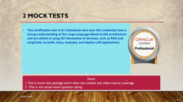 Mock Exams: OCI Generative AI Professional – Screenshot 2