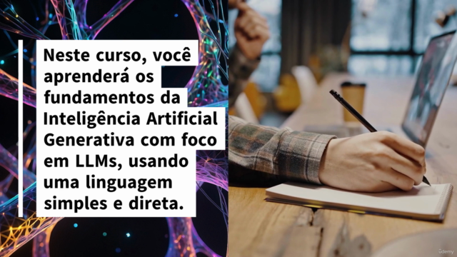 IA Generativa, LLMs e Agentes de IA (AI Agents) na Prática – Screenshot 1