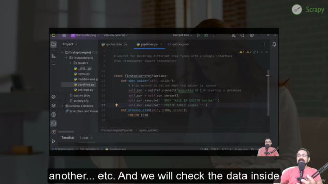 Web Scraping using Scrapy in Python for Data Science – Screenshot 3