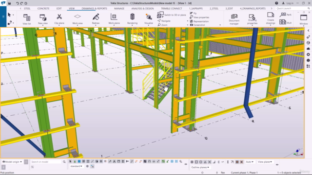 PEB Intermediate & Advanced Tekla Structures Training Course – Screenshot 4