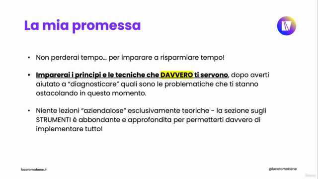 Corso di Gestione del Tempo: Time Management e Produttività – Screenshot 2