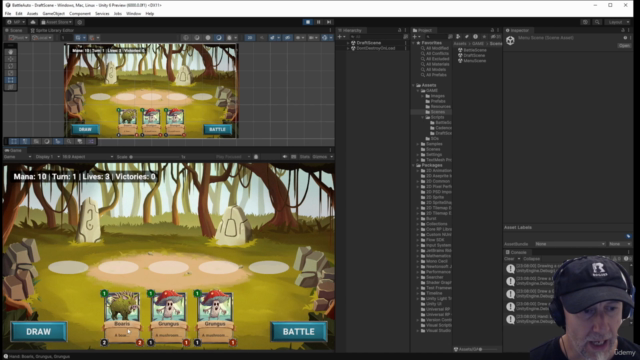 Create an Auto Battler Card Game on the Flow Blockchain – Screenshot 1