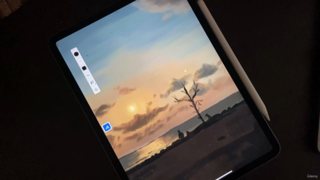 Digital Painting with Adobe Fresco: Paint a mersmerizing Sky – Screenshot 1