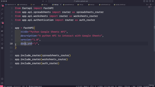 Building Full Stack Python Web Apps Backed By Google Sheets – Screenshot 2