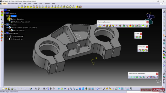Catia V5 Machining Essential Training – Screenshot 2